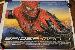 Film posters - six Columbia Pictures and Sony Pictures Marvel Spider-man 2 and Spider-man 3 film