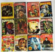 Quantity of Horror magazines to include the complete The House of Hammer #1-18, Hammer's House of