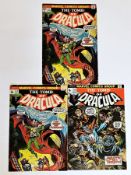 Marvel The Tomb of Dracula (1973) #12 & 13 - (UK price variant) includes second and third