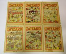 The Wizard comics dating from 1943 to 1950, almost a complete run from issues 1015 to 1298 (4 issues