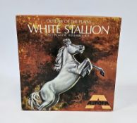 Aurora 'White Stallion' Outlaw of the Plains plastic assembly kit, No.401 boxed