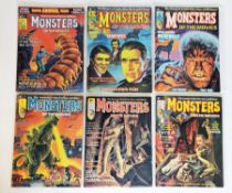 Curtis Monsters of the Movies (1974-1975) #3-8 and #5-8 together with Monsters of the Movies Super