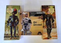Two boxed Aurora Knight Series plastic assembly kits to include 472 The Blue Knight of Milan and 473