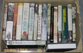 Militaria WWI - Pen and Sword publications and other vols ( 3 boxes)