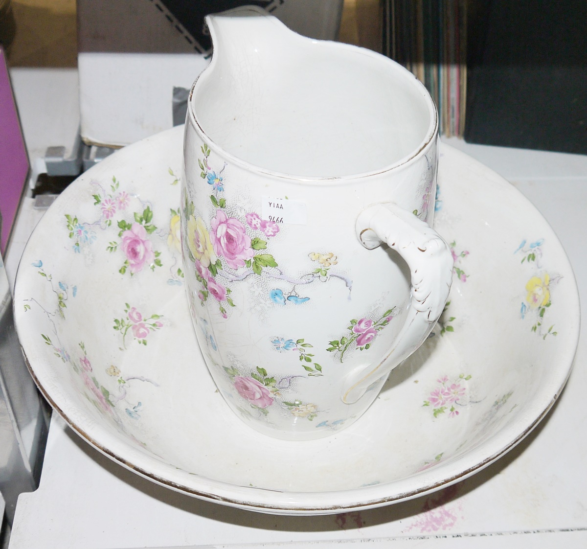 Mixed lot of ceramics including 19th century and later blue and white including Spode, Royal Hampton - Image 2 of 2