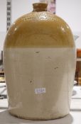 Stoneware flagon with impressed marks for 'Smith & Son, Brimscombe Brewery, near Stroud', 42cm