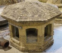 Stone model of a dovecote, 25cm high (lacking base)