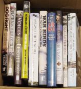 Militaria WWI to include naval battles, various publications published by Pen & Sword, etc (3 boxes)