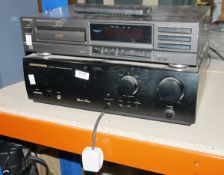 Marantz special edition integrated stereo amplifier PM-66SE together with a Technics compact disc