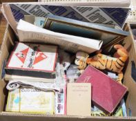 Assorted board games to include a vintage Monopoly set, Beatrix Potter card games, classic bus
