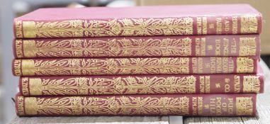 Kipling, Rudyard  - five volumes,  Macmillan & Co,.