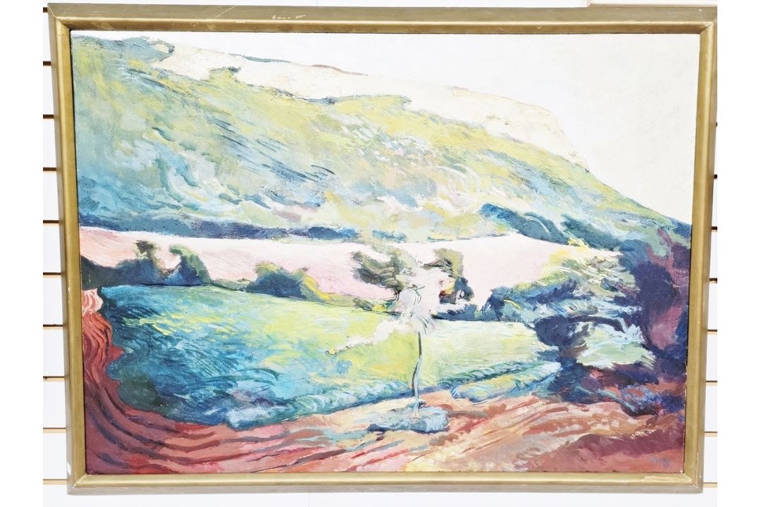 Henry Korda (b.1957) Oil on canvas, mountain landscape, signed and dated bottom right 'Korda 83', - Image 3 of 3