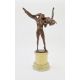 After Bruno Zach (1891-1935) Art Deco bronze group of two ballet dancers raised on a marble base, - Image 3 of 4