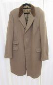 A Harrods - Birwin and Birwin gentleman's covert coat Condition Report The coat seems in