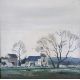 Michael Barnfather (British, b. 1934) Oil on board "Winter Farm View, North of Bristol", signed - Image 1 of 3