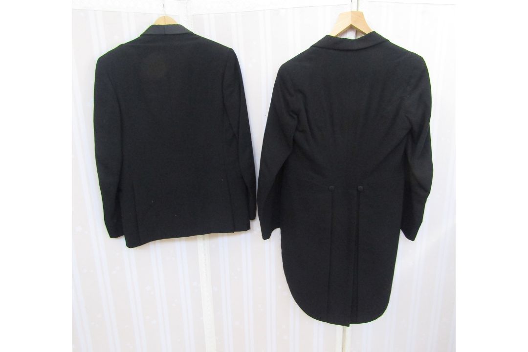 Vintage gentleman's tail suit with matching trousers, labelled D.A. & A.M. Angel...London W1, with - Image 2 of 5