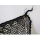 Black and silver metal Assuit shawl Condition Report Edge stitching undone in various parts, - Image 4 of 7