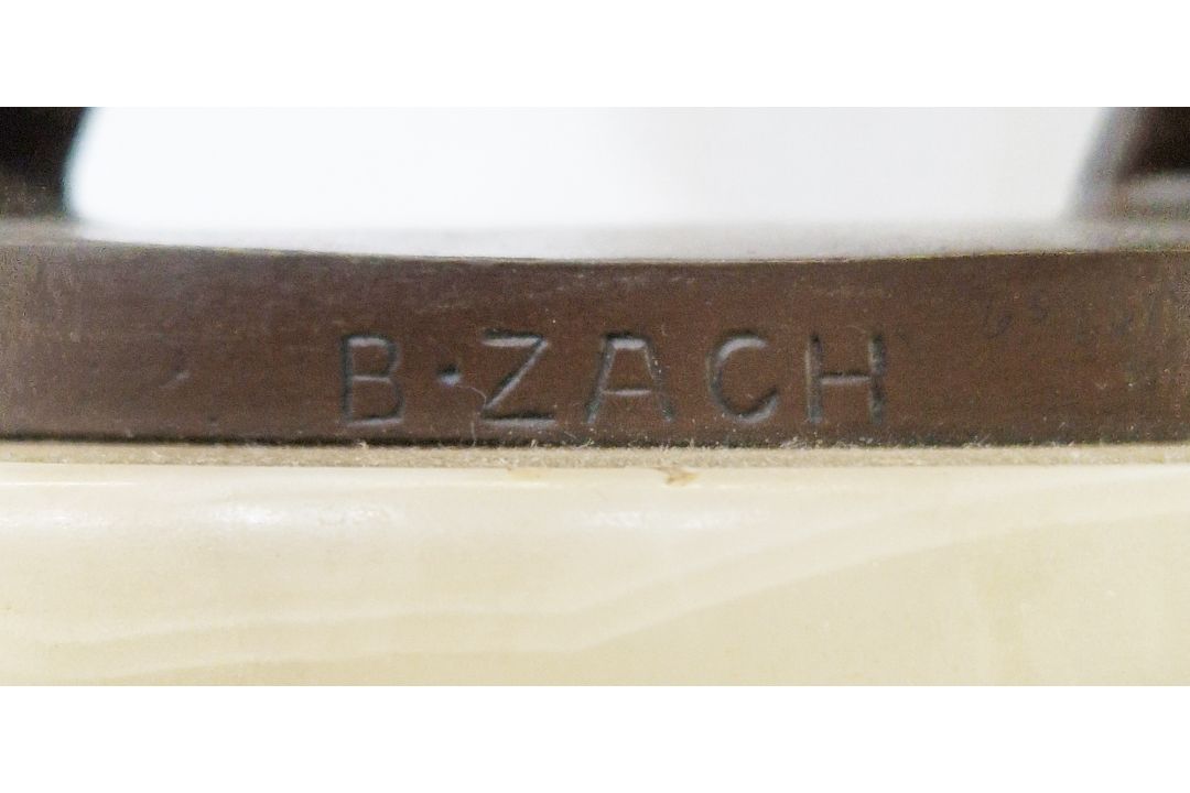 After Bruno Zach (1891-1935) Art Deco bronze group of two ballet dancers raised on a marble base, - Image 2 of 4