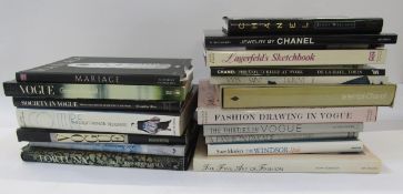 Quantity of books on fashion to include:- Wallach, Janet 'Chanel - Her Style and Life' Mitchell