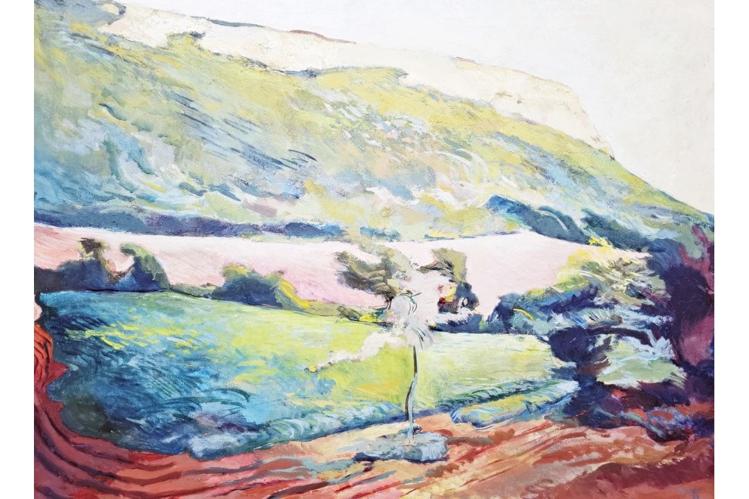 Henry Korda (b.1957) Oil on canvas, mountain landscape, signed and dated bottom right 'Korda 83', - Image 1 of 3