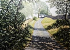 Richard Wardle, Whelpstone Crag, Summer, etching 51/100, signed and dated 1984 lower right, 30cm x