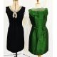 Vintage Carnegie black crepe cocktail dress, labelled Carnegie of London 'Its a Symphony', - Image 1 of 5
