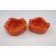 Walter Zeischegg for Helit orange desk accessories set, comprising two orange stacking pin trays, - Image 5 of 6