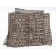 Black and silver metal Assuit shawl Condition Report Edge stitching undone at one end, some minor - Image 1 of 5