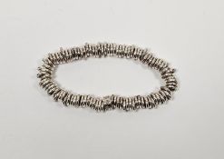 Links of London silver-coloured metal sweetie bracelet with black drawstring bag