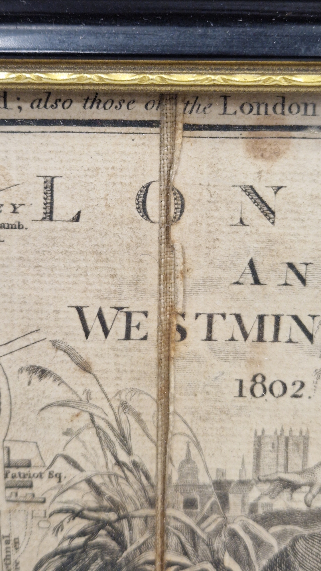 John Fairburn (1789-1840) Fold out hand-coloured detailed plan of "London and Westminster", - Image 12 of 12