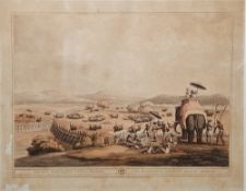 Samuel Howitt (1765-1822) after Captain Thomas Williamson  Etching and aquatint 