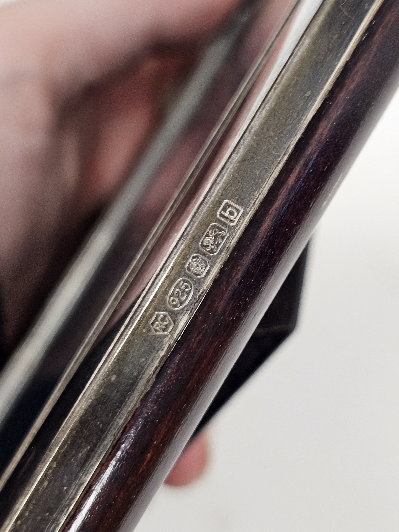 Four silver and wooden easel back photograph frames, Sheffield 2000, 2001 and 2002, Carr's of - Image 4 of 5