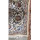 Large Persian midnight blue ground rug with central cream floral medallion on floral field, floral - Image 20 of 22