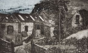 Leslie Duxbury ARCA (1921-2001) Etchings Quantity of etchings, etching and aquatints, 'Park Lodge