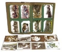 Postcards - an album containing approximately 268 postcards dating from the early to mid 20th