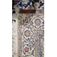 Large Persian midnight blue ground rug with central cream floral medallion on floral field, floral - Image 21 of 22