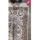 Large Persian midnight blue ground rug with central cream floral medallion on floral field, floral - Image 5 of 22