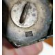 Pair of Chinese white metal pepperettes in the form of pagodas stamped ' On Hing ' to base, 7cm high - Image 3 of 4