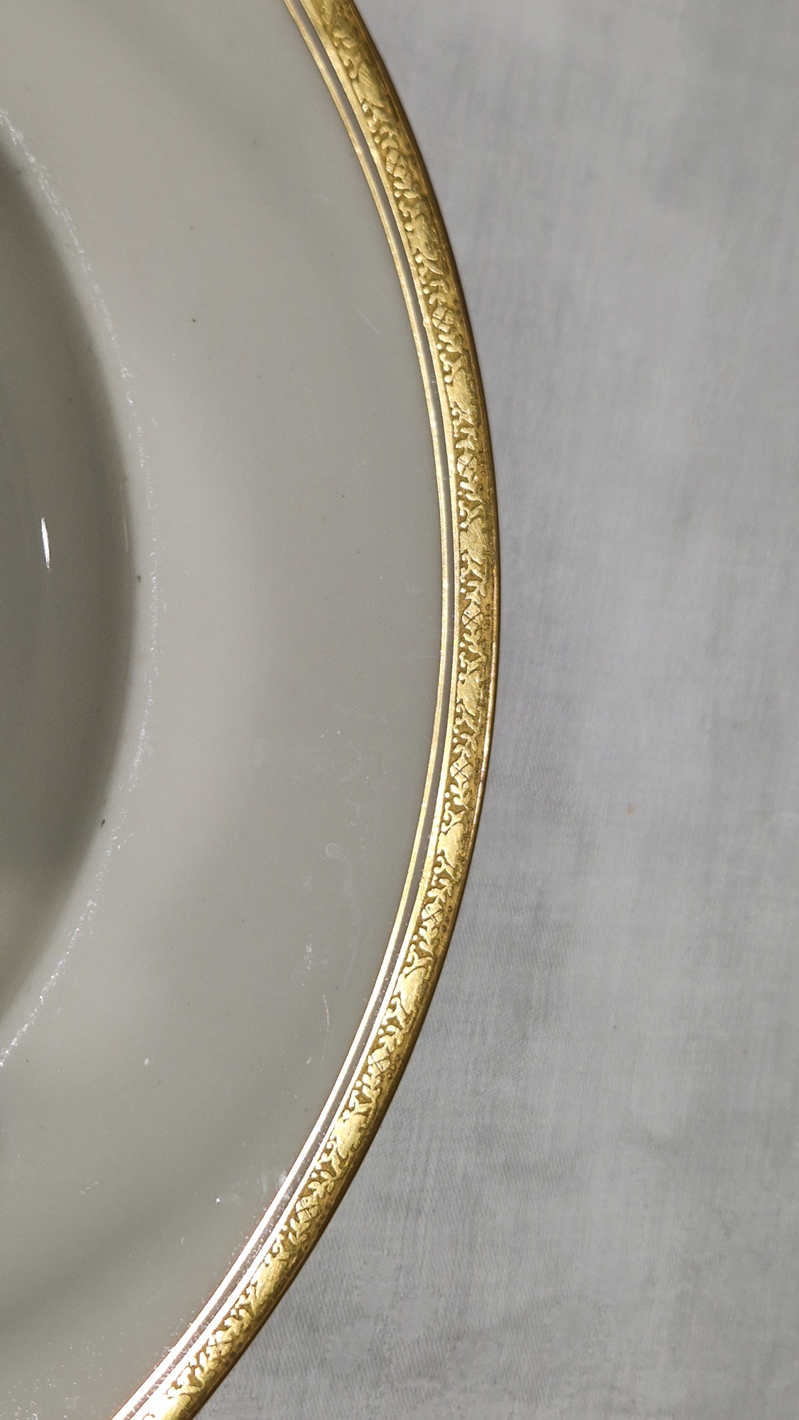 Composite Royal Worcester gilt bordered part dinner-service, printed blue marks, retailer's marks - Image 12 of 14
