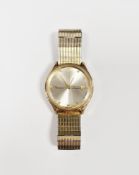 Seiko Selfdater Diashock gentleman's wristwatch, model m55 Sea Lion, the silvered dial with raised