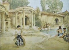 After Sir William Russell Flint (1880-1969) Two colour prints 