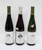Two bottles of Dr Loosen Riesling spatlese, 1988 and 1989 and a bottle of Weingut Dr Burklin-Wolf