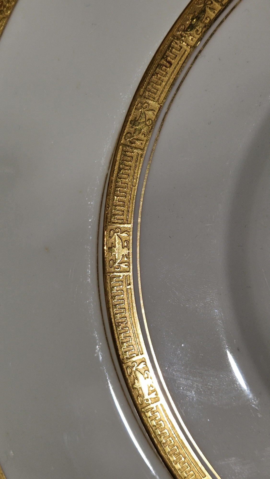 Composite Royal Worcester gilt bordered part dinner-service, printed blue marks, retailer's marks - Image 6 of 14