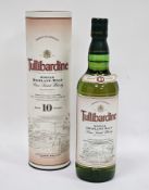 Tullibardine single Highland malt rare scotch 10 year old whisky distilled and bottled in Scotland
