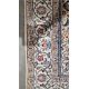 Large Persian midnight blue ground rug with central cream floral medallion on floral field, floral - Image 17 of 22
