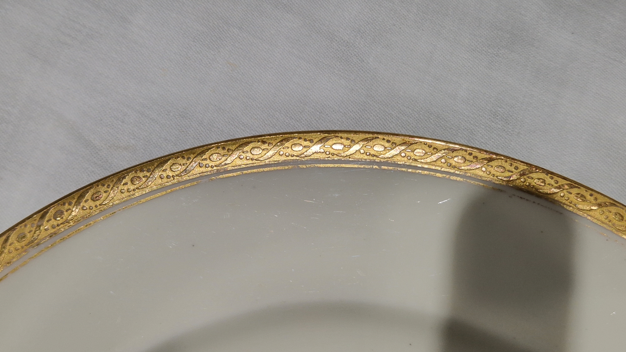 Composite Royal Worcester gilt bordered part dinner-service, printed blue marks, retailer's marks - Image 7 of 14