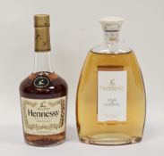Single bottle of Hennessey Fine Di Cognac, 70cl, 40% vol and a bottle of Hennessey Very Special