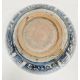 Persian (Iran) blue and white bowl, 18th century, painted with panels of flowers and lappet-shaped - Image 2 of 2