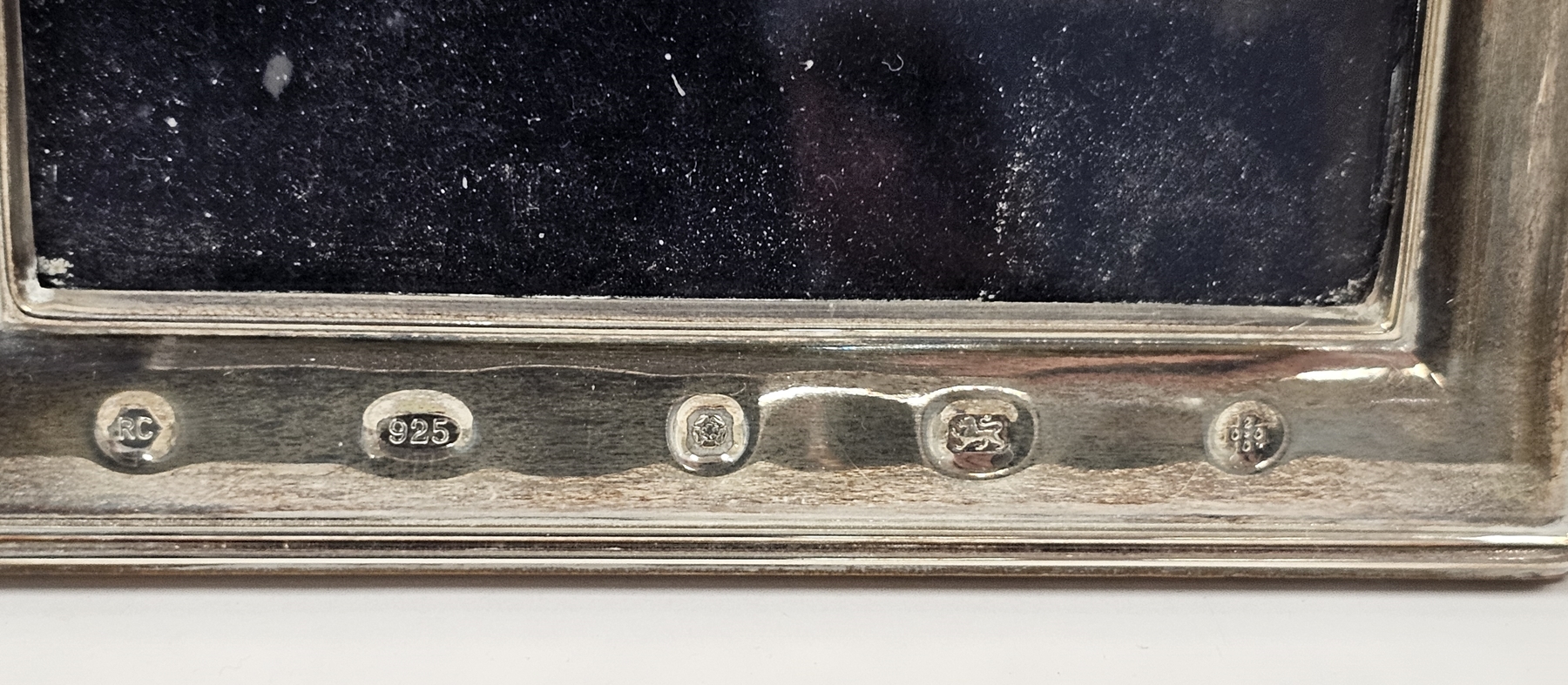 Four silver and wooden easel back photograph frames, Sheffield 2000, 2001 and 2002, Carr's of - Image 3 of 5