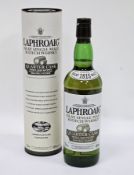 Laphroaig Islay single malt scotch whisky quarter cask, double cask matured, non chilled filtered